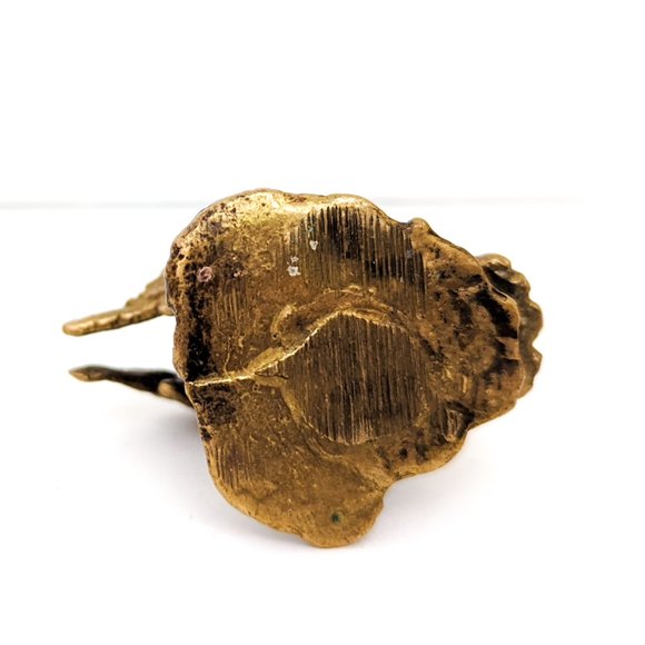 Small Brass Owl Figurine - Picture 6 of 7